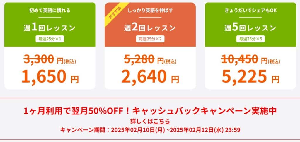 リップルキッズパーク翌月50％OFFキャンペーン