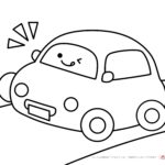 【無料ダウンロード】くるまのぬりえ