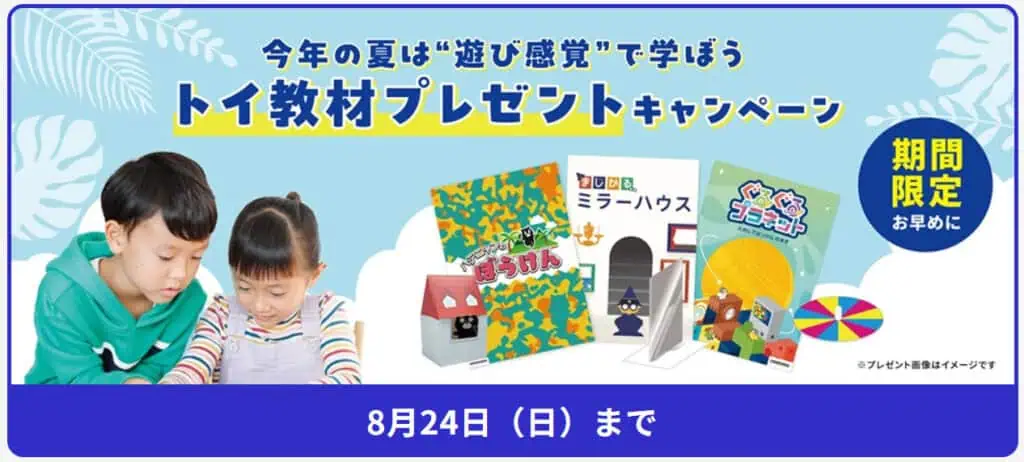 ワンダーボックス入会キャンペーンでトイ教材プレゼント