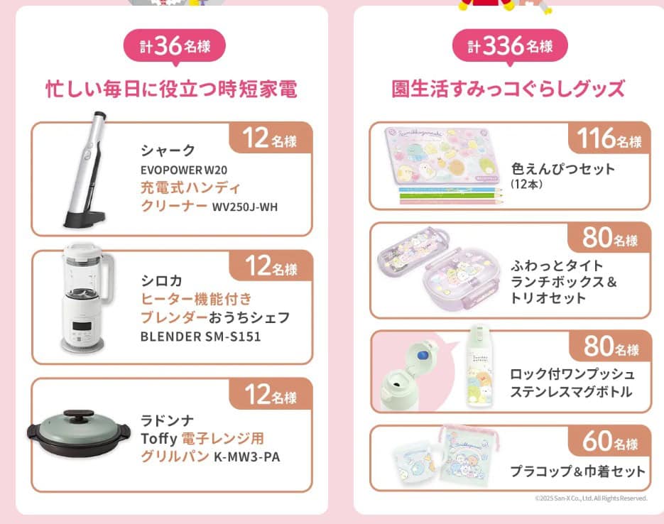 こどもちゃれんじ4月号受講で豪華プレゼント当たるチャンス