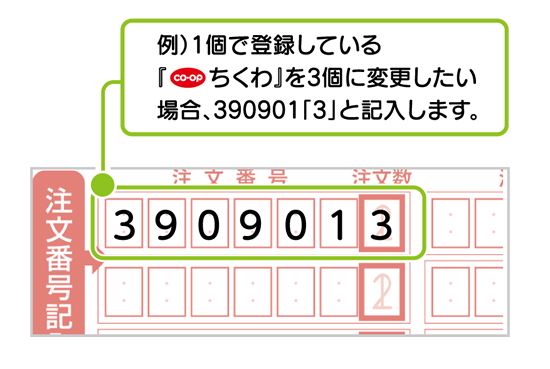 エフコープいつもくん数量変更取り消し方法