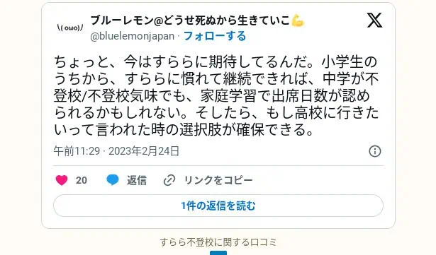 不登校でも出席扱いになるすららの良い口コミ検証