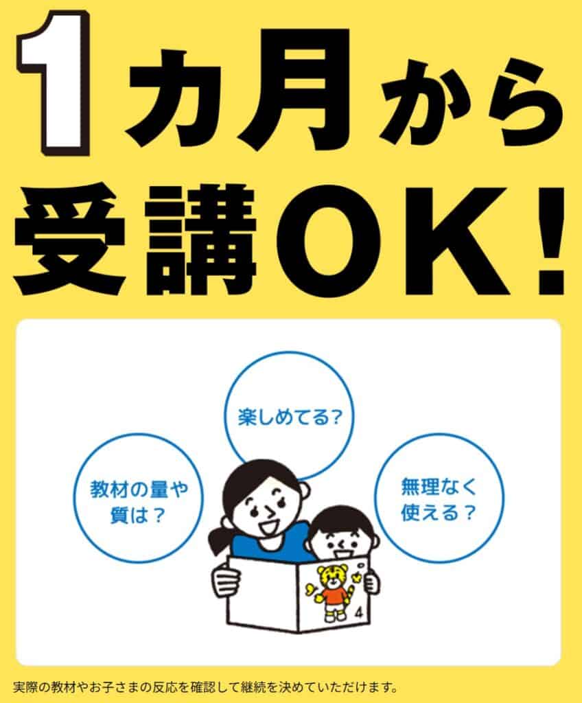 こどもちゃれんじ12月号まずは1か月キャンペーン