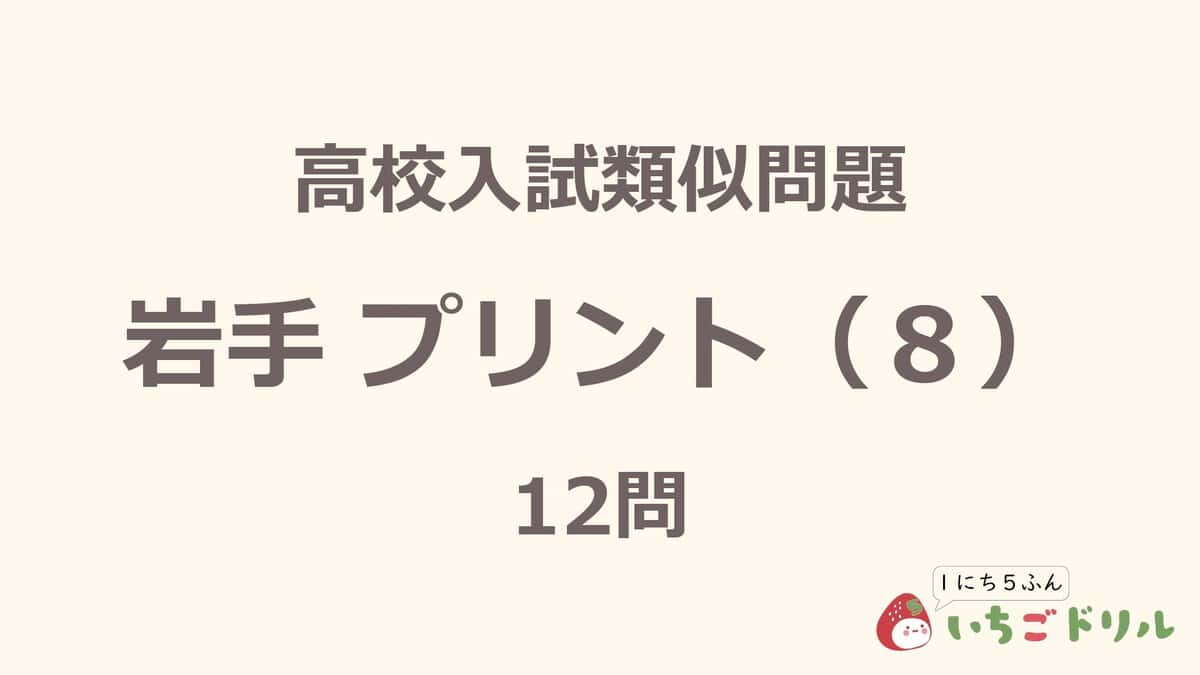 岩手プリント 8