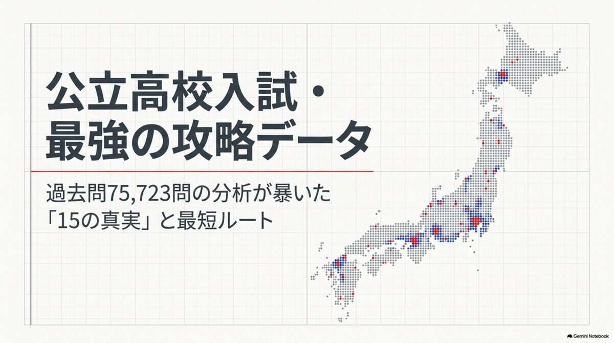 入試白書 アイキャッチ 公立高校入試・最強の攻略データ