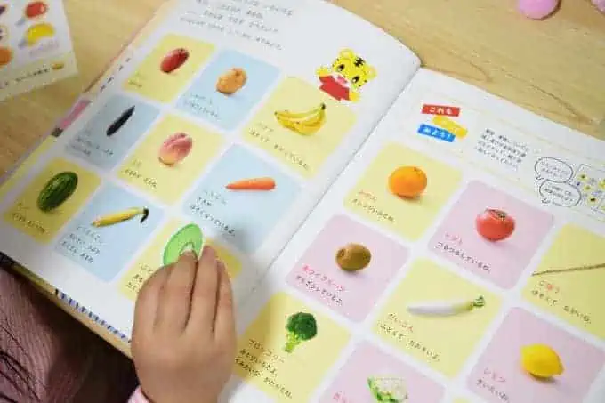 こどもちゃれんじぽけっとの2歳、3歳用のワーク