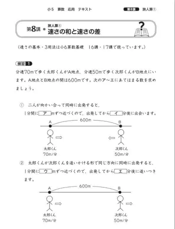 スタディサプリ算数の応用