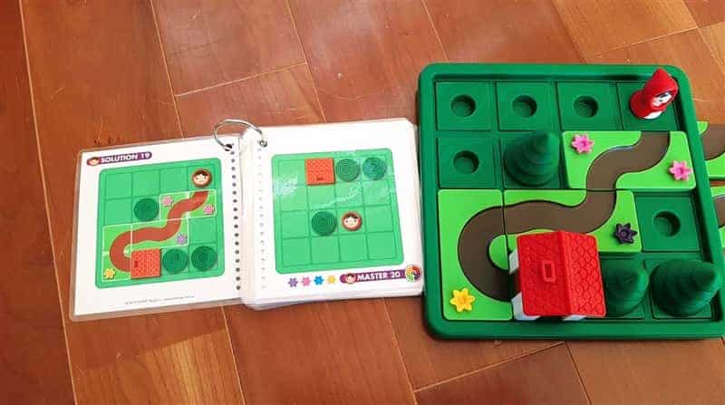 トイサブで届いた赤ずきんパズルのビジュアル