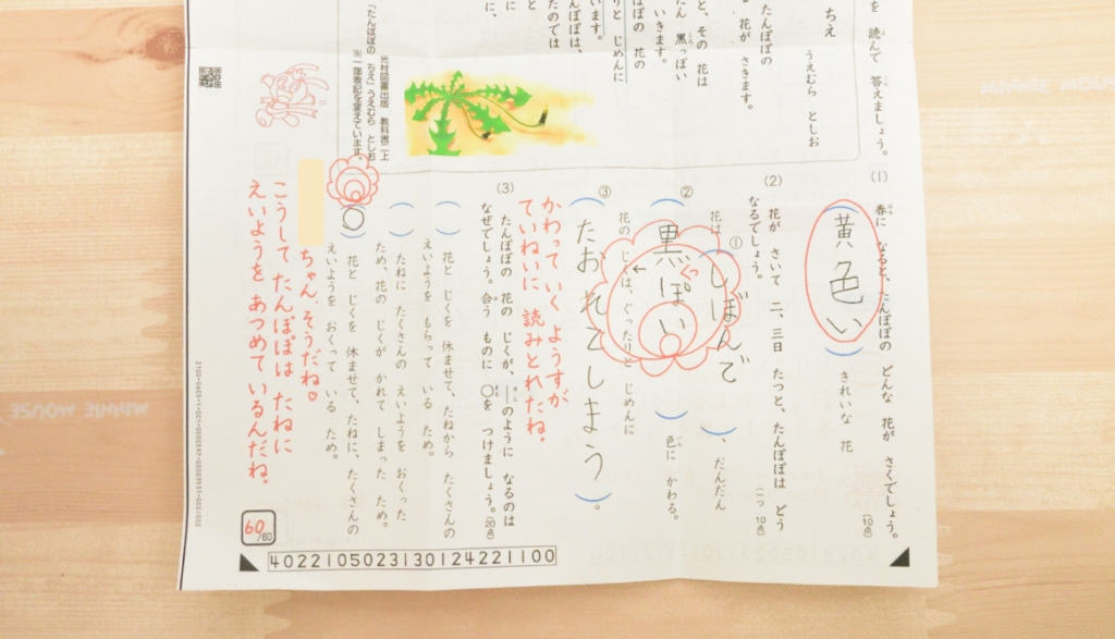 進研ゼミ小学生講座の赤ペン先生
