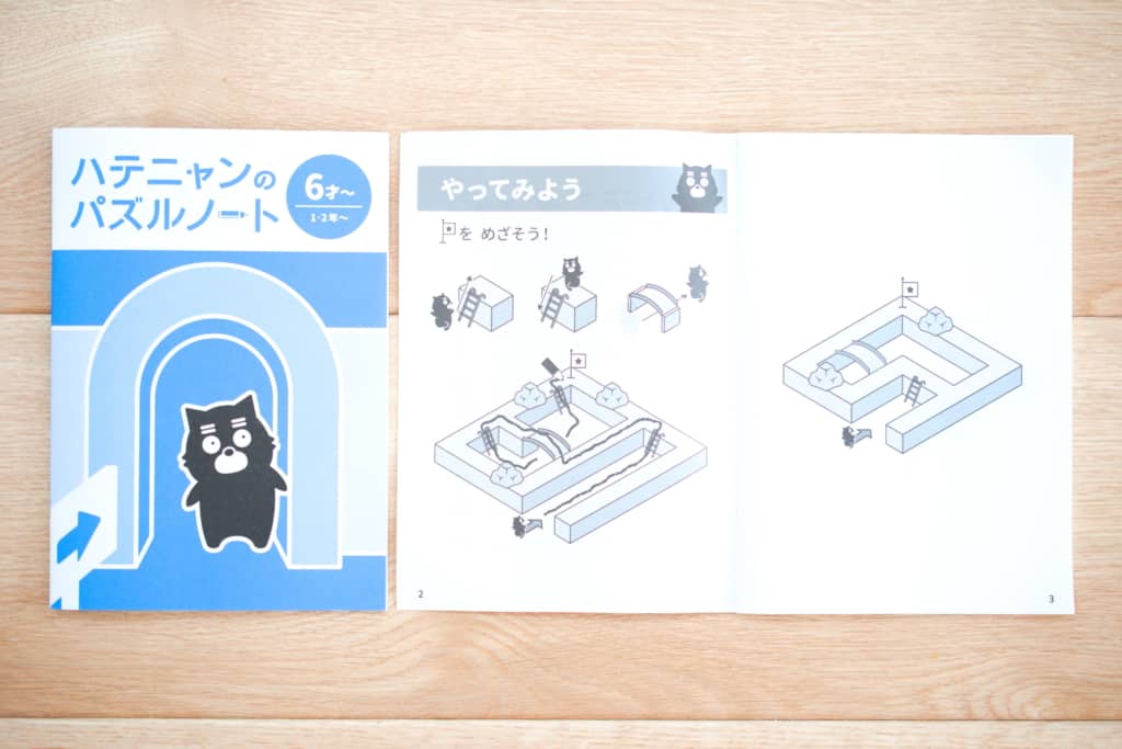 ワンダーボックス ワークブック ハテニャンのパズルノート