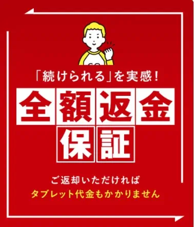 進研ゼミは、全額返金保証キャンペーンを実施中