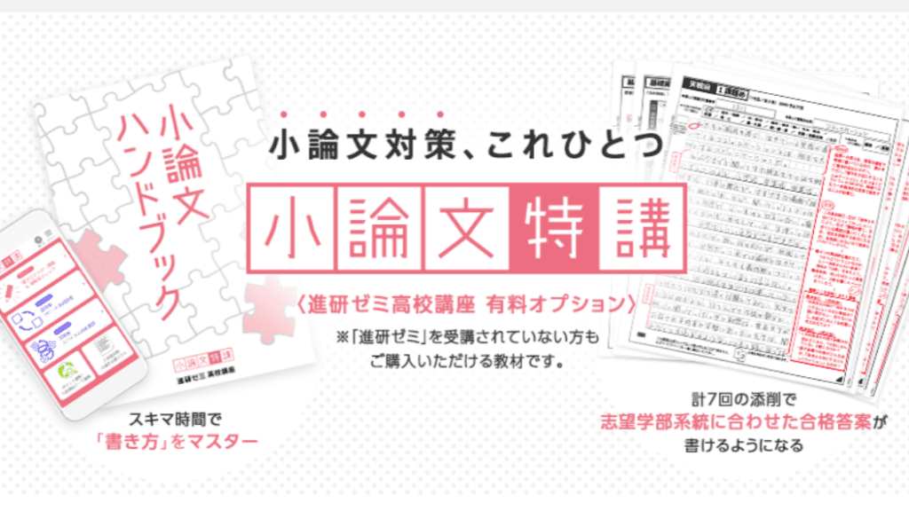 小論文特講【進研ゼミ高校講座】