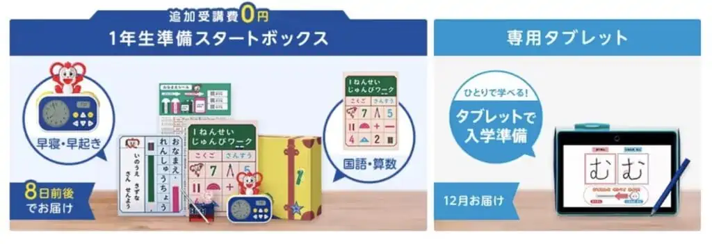 進研ゼミ小学講座に申し込むと特別教材が届く方法