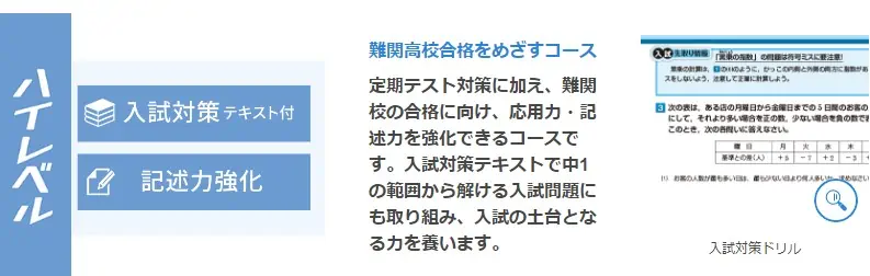 副教科まで対応・王道の「進研ゼミ」