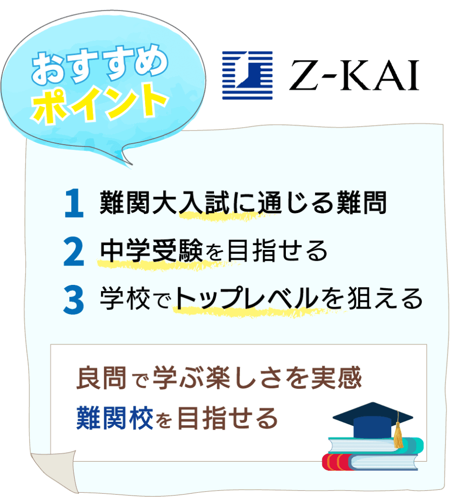 Z会小学生おすすめポイント