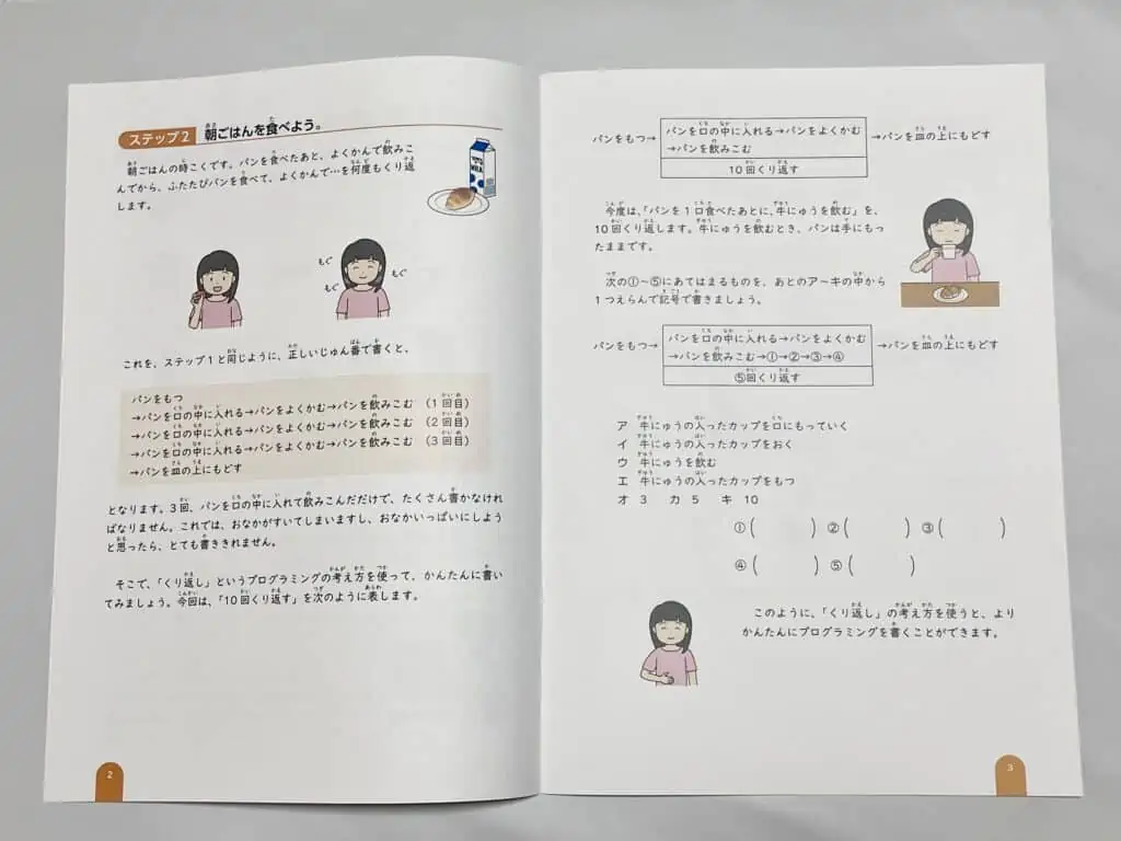 プログラミング秋の資料請求キャンペーン限定冊子の内容