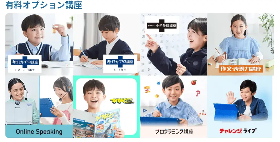 進研ゼミ小学生オプション講座