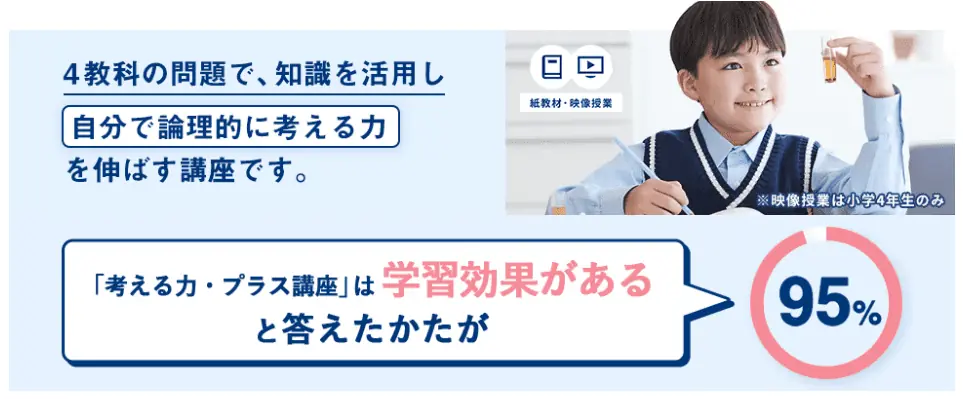 【口コミ・評判】進研ゼミ考える力プラスの効果は？中学受験しない人にもおすすめ