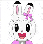 しまじろうの友達うさぎのみみりんのイラスト
