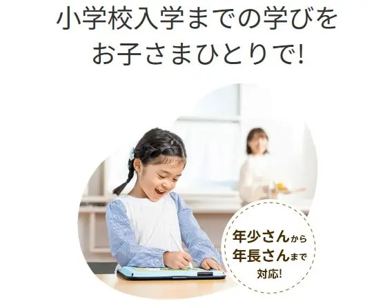 入学前の意味ある学習はスマイルゼミ幼児にお任せ